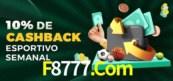 10% de bônus de cashback na F8777.Com